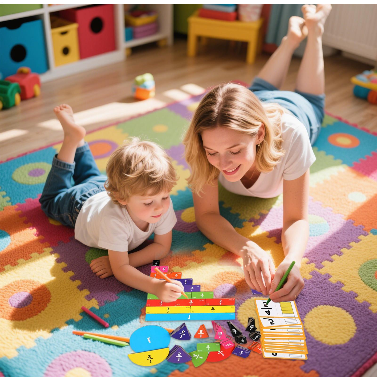 مجموعة أدوات الكسر التعليمية ل - مراجعة Kids Education Group وسعره