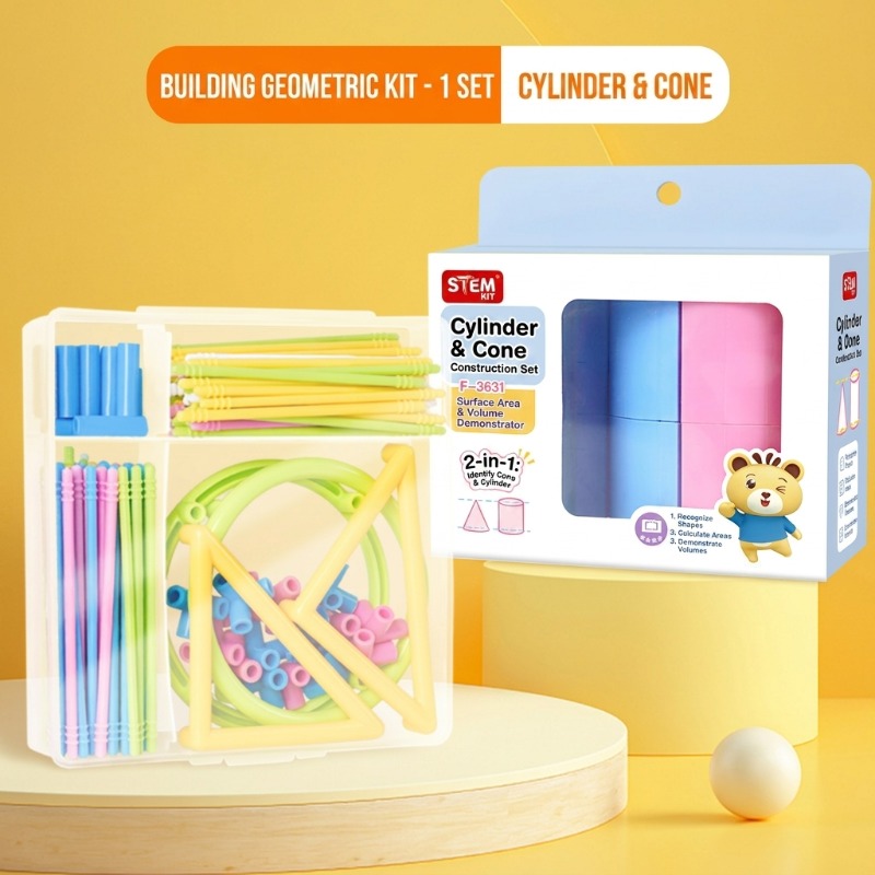 مجموعة بناء الأشكال الهندسية ل - مراجعة Math Manipulative Set وسعره