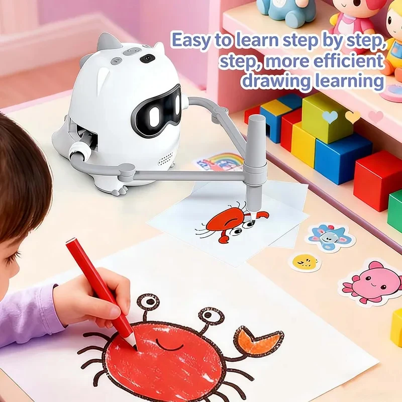 روبوت رسم ذكي للأطفال، لعبة رس - مراجعة Kids Education Card وسعره