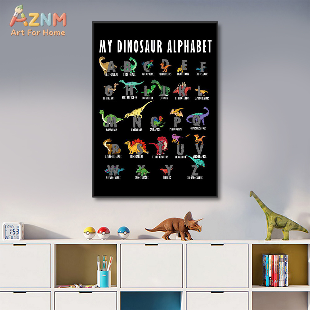 لوحة فنية جدارية قماشية بتصميم - مراجعة Background For Kids Education وسعره
