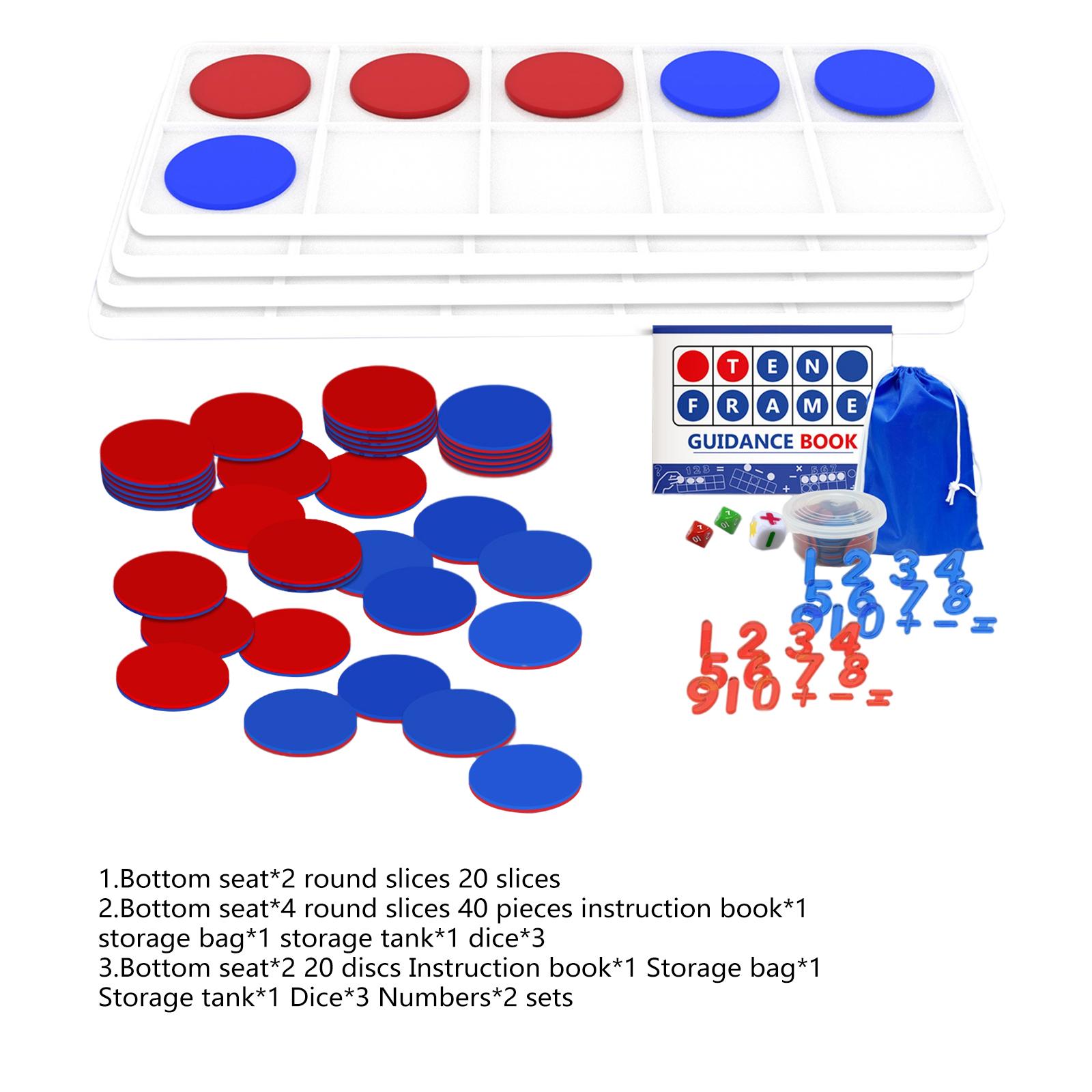 مجموعة من عشرة إطارات بلاستيكي - مراجعة Math Manipulative Set وسعره