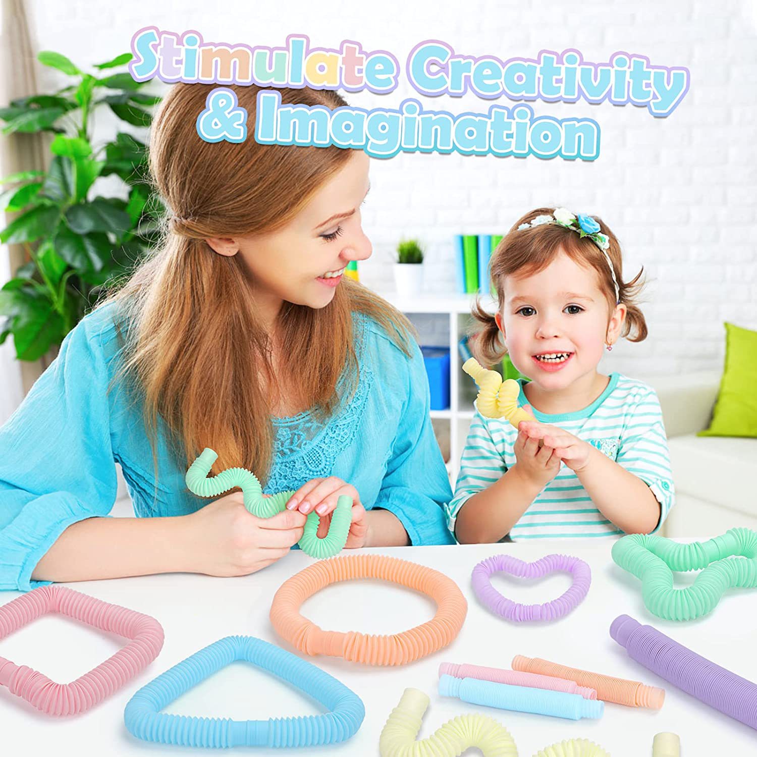 أنابيب ملونة قابلة للتمدد، لعب - مراجعة Kids Education Youtube وسعره