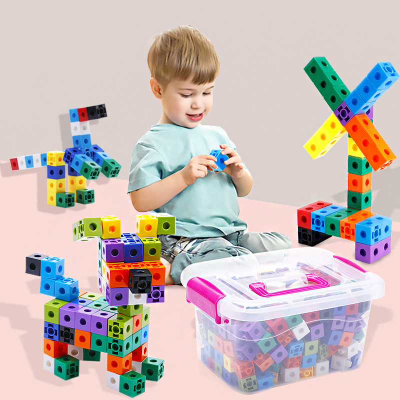 مجموعة مكعبات ربطية للرياضيات، - مراجعة Math Manipulative Set وسعره