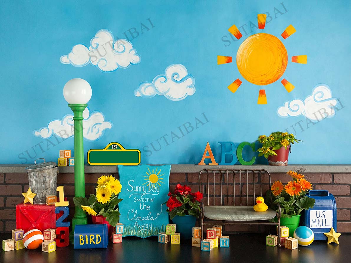 ABC العودة إلى المدرسة التصوير - مراجعة Background For Kids Education وسعره