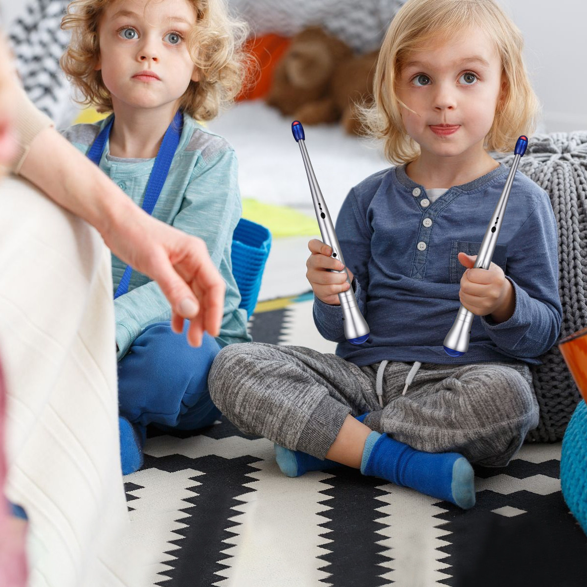 عصي طبول إلكترونية من روزينيس  - مراجعة Kids Education Tips وسعره